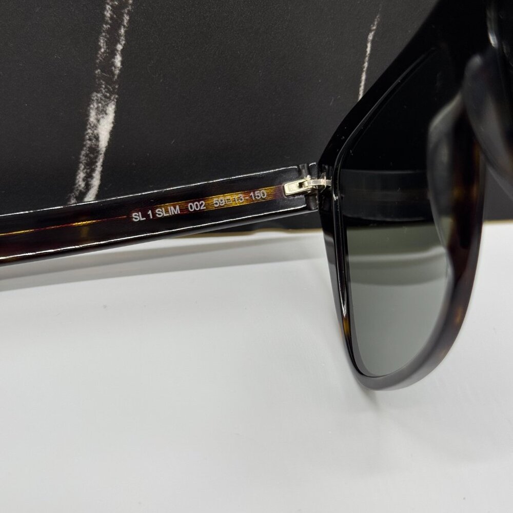 NEW SAINT LAURENT SL1 SLIM 002 UNISEX MASK SUNGLASSES SAINT LAURENT SL 1 SLIM - Picture 8 of 10